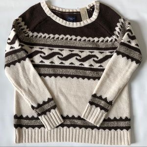 NWT American Eagle Fair Isle Sweater Sz Small